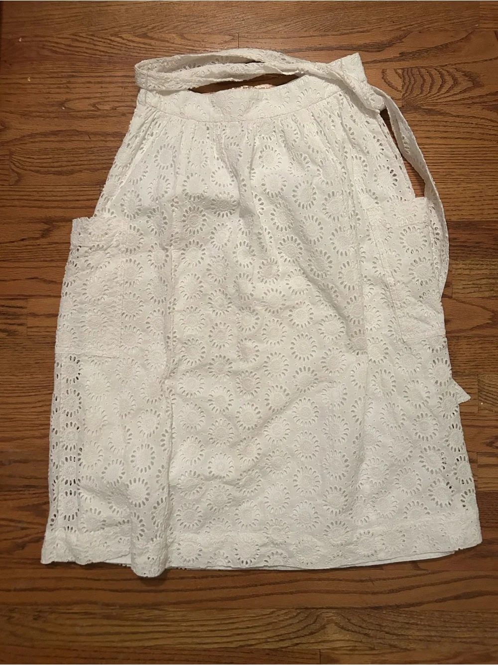 Lilly Pulitzer Women’s S Summery Beachy White Cotton Skirt W/ Eyelet Details - Picture 10 of 14